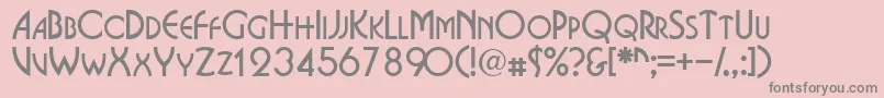 More about Epitomescapsssk Font Epitomescapsssk Font – Gray Fonts on Pink Background