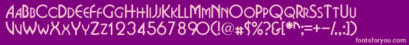 Epitomescapsssk Font – Pink Fonts on Purple Background