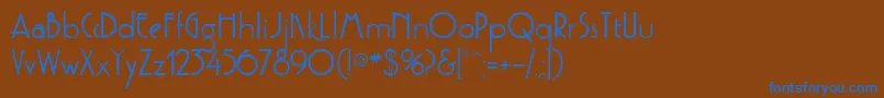 En savoir plus sur la police GetburgdbBold Police GetburgdbBold – polices bleues sur fond brun