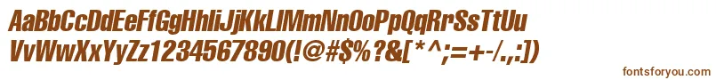 AgLettericaComprObliqueMedium Font – Brown Fonts