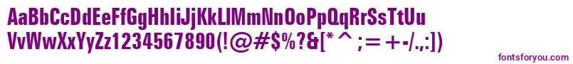 ZurichBoldExtraCondensedBt Font – Purple Fonts