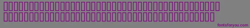 Шрифт Uz25 – фиолетовые шрифты на сером фоне