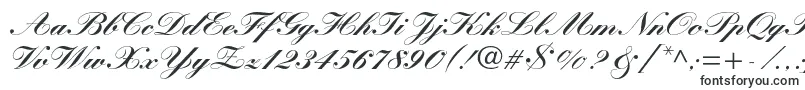 fuente KuenstlerscriptltstdBlack – Fuentes cursivas (cursiva)