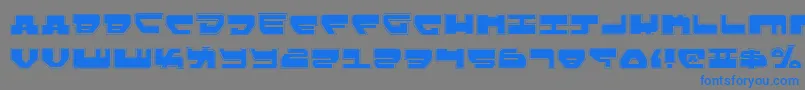 LoveladiesPro Font – Blue Fonts on Gray Background