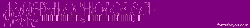 Spirituality Font – Pink Fonts on Purple Background