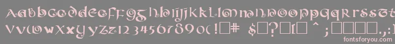 ConfettitypeMedium Font – Pink Fonts on Gray Background