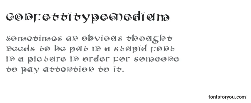 ConfettitypeMedium Font
