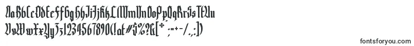 Yerninde-fontti – Alkavat Y:lla olevat fontit