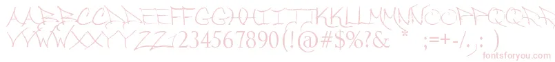 SoLongMyDear Font – Pink Fonts on White Background