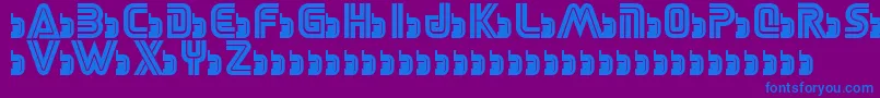 fuente SegaLogoFont – Fuentes Azules Sobre Fondo Morado