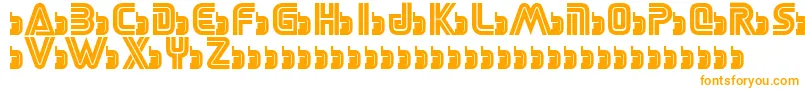 フォントSegaLogoFont – 白い背景にオレンジのフォント