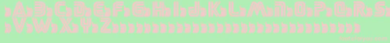 SegaLogoFont Font – Pink Fonts on Green Background