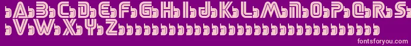 SegaLogoFont Font – Pink Fonts on Purple Background