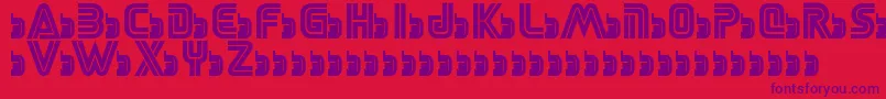 SegaLogoFont Font – Purple Fonts on Red Background