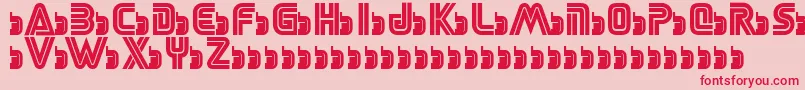 SegaLogoFont Font – Red Fonts on Pink Background