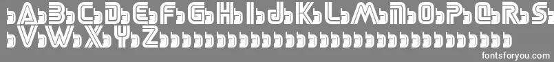 フォントSegaLogoFont – 灰色の背景に白い文字
