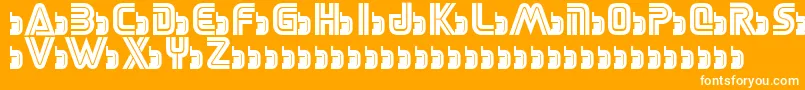 フォントSegaLogoFont – オレンジの背景に白い文字