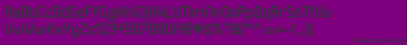 TenbyFive Font – Black Fonts on Purple Background