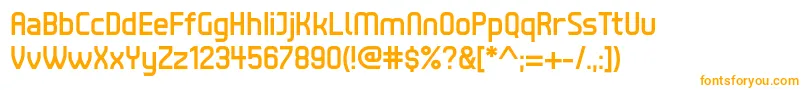 Więcej informacji o czcionce TenbyFive Czcionka TenbyFive – pomarańczowe czcionki