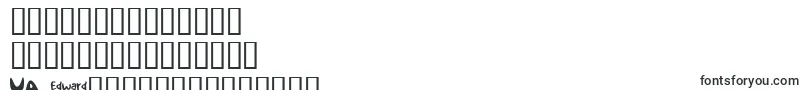 フォントEdbSweatinIt – シンハラ文字