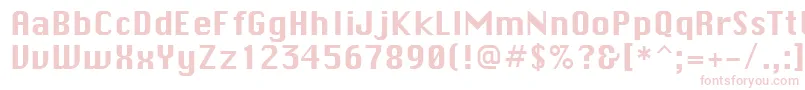 ChicaneRegular-Schriftart – Rosa Schriften auf weißem Hintergrund