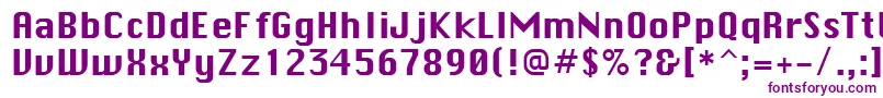 ChicaneRegular Font – Purple Fonts on White Background