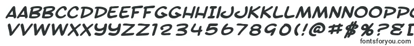 Шрифт SfToontimeExtendedBoldItalic – объёмные шрифты