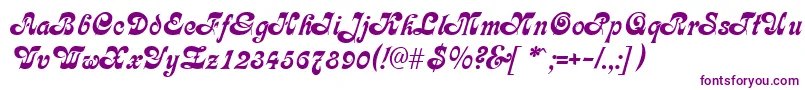 GeFleet Font – Purple Fonts on White Background