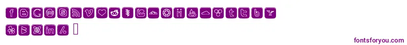 SocialOutlineIcons Font – Purple Fonts