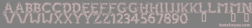 FizzoMedium Font – Pink Fonts on Gray Background