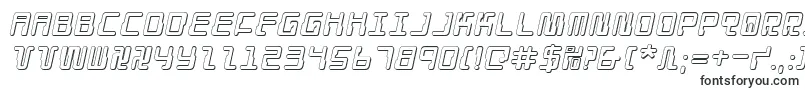 DroidLover3DItalic-Schriftart – Schriftarten, die mit D beginnen