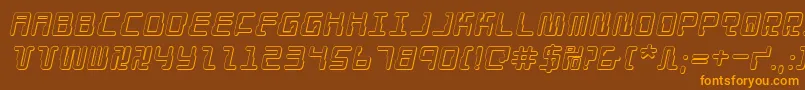 More about DroidLover3DItalic Font DroidLover3DItalic Font – Orange Fonts on Brown Background