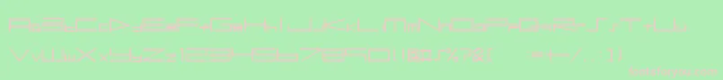 Btse+Ps2Font Font – Pink Fonts on Green Background