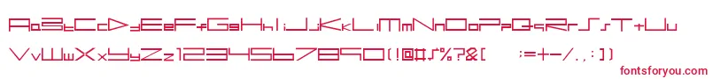 Btse+Ps2Font-fontti – punaiset fontit