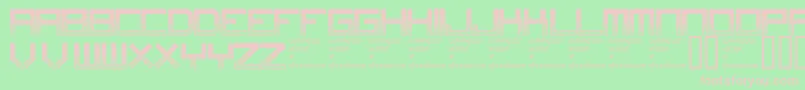 Шрифт Digitaldisorder – розовые шрифты на зелёном фоне