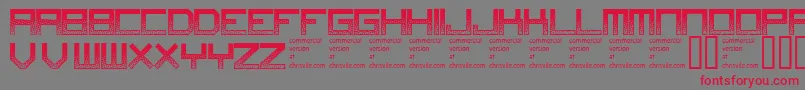Digitaldisorder Font – Red Fonts on Gray Background
