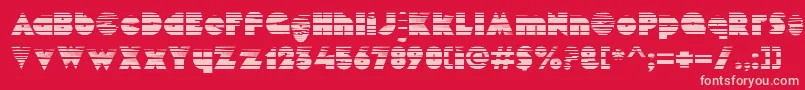 MekonGradient Font – Pink Fonts on Red Background