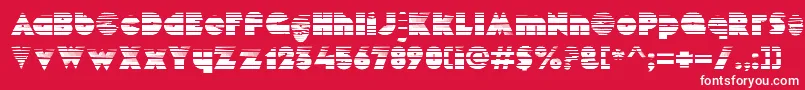 MekonGradient Font – White Fonts on Red Background