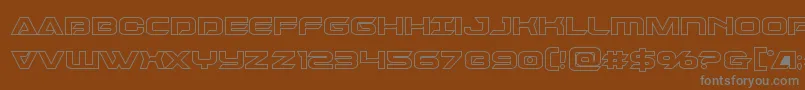 Подробнее о шрифте Dameronboldout Шрифт Dameronboldout – серые шрифты на коричневом фоне