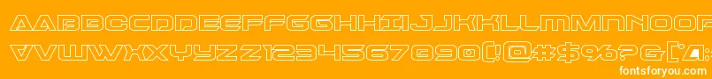 fuente Dameronboldout – Fuentes Blancas Sobre Fondo Naranja