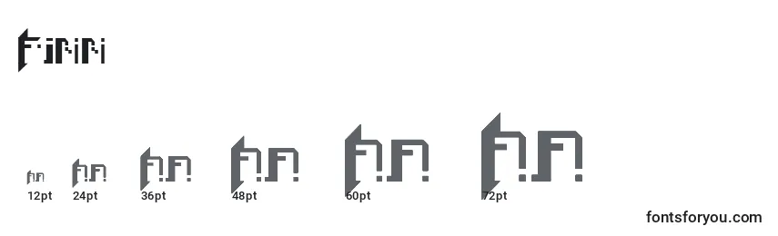 Finn Font Sizes