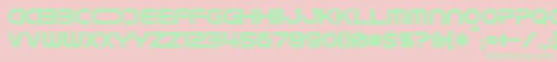 IdroidBold Font – Green Fonts on Pink Background