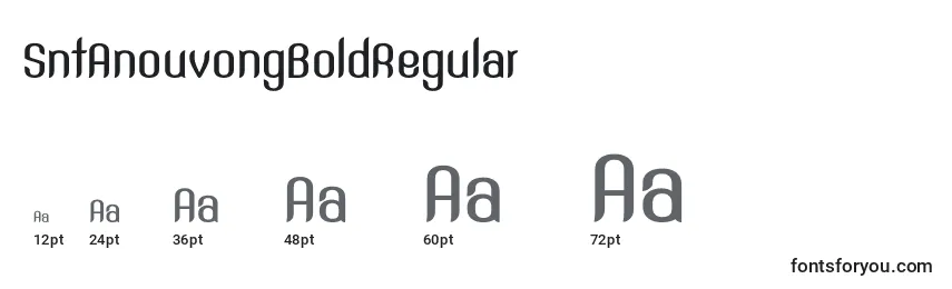Размеры шрифта SntAnouvongBoldRegular (87690)