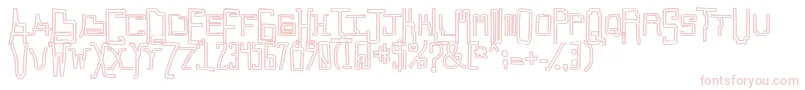 Callaxis Font – Pink Fonts on White Background