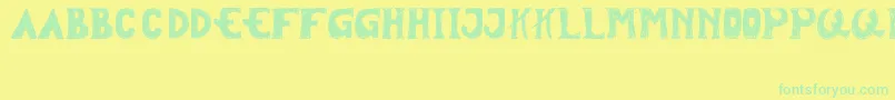 Подробнее о шрифте Tersesat Шрифт Tersesat – зелёные шрифты на жёлтом фоне