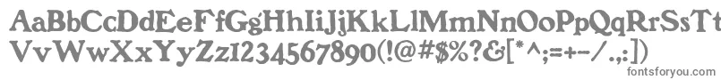 フォントBenjaminfranklin – 白い背景に灰色の文字