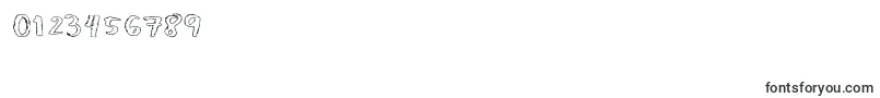 HoneytoneHollow Font – Fonts for Numbers and Digits