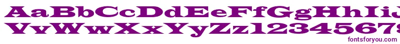 JamesWideextNormal Font – Purple Fonts