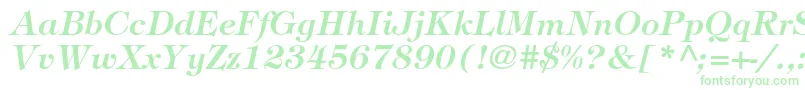 Fonte TiffanystdDemiitalic – fontes verdes