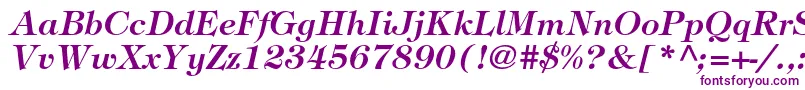 TiffanystdDemiitalic-fontti – violetit fontit